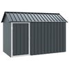 vidaXL Cage pour oiseaux Anthracite 215 x 112 x 141 cm Acier galvanis&eacute;