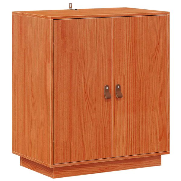 vidaXL Buffet Brun Cir&eacute; 65,5 x 40 x 75 cm Pin massif