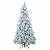 vidaXL Sapin de No&euml;l Artificiel &agrave; Branches Articul&eacute;es Blanc 240 cm