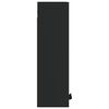 vidaXL Armoire murale de salle de bain Noir 32x20x67 cm