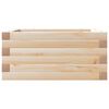 vidaXL Jardinière 50x50x23 cm bois de pin massif