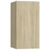 vidaXL Ensemble de meubles TV 4 pcs Chêne sonoma Bois d'ingénierie