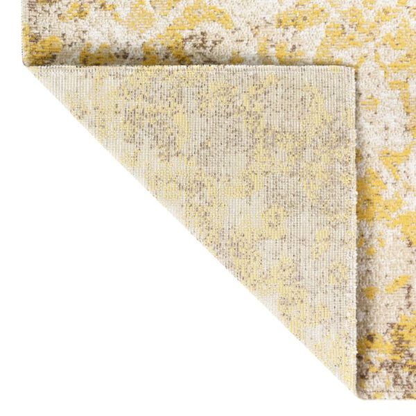 vidaXL Tapis &agrave; tissage plat d'ext&eacute;rieur 100x200 cm Jaune