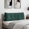 vidaXL Coussin de Dos Vert fonc&eacute; 120 x 24 x 50 cm Velours