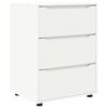 vidaXL Armoire de rangement Blanc 60 x 48 x 81 cm Bois d'ing&eacute;nierie