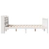 vidaXL Cadre de lit sans matelas blanc 150x200 cm bois de pin massif