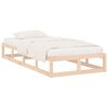 vidaXL Cadre de lit sans matelas 90x200 cm bois massif