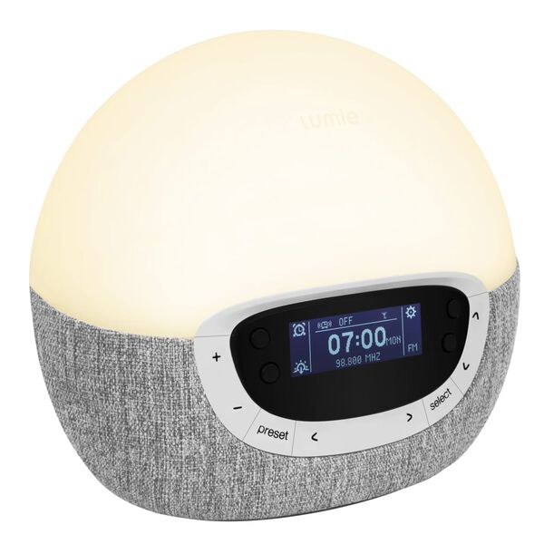 Lumie Lampe de r&eacute;veil Bodyclock Shine 300 Blanc et gris