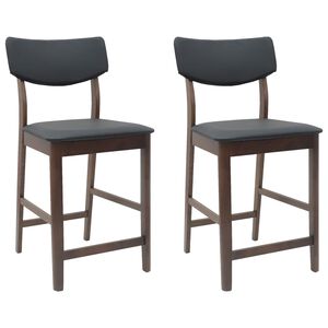 vidaXL Chaises de salle &agrave; manger 2 pcs Marron Clair 48 x 49 x 95 cm