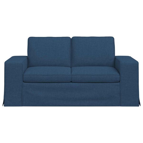 vidaXL Canap&eacute; Bleu Dimensions globales: 162 x 80 x 82 cm (l x P x H)