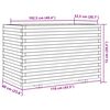 vidaXL Jardini&egrave;re 110x60x72 cm bois de pin impr&eacute;gn&eacute;