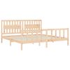 vidaXL Cadre de lit sans matelas 200x200 cm bois massif de pin