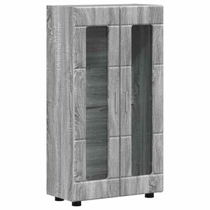 vidaXL Buffet FLORIN 55,5 x 29 x 100 cm Sonoma gris Bois d'ing&eacute;nierie