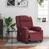 vidaXL Fauteuil de massage inclinable &eacute;lectrique rouge bordeaux