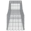 vidaXL Paniers à gabions arqués 5 pcs 400x50x40/60 cm Fer galvanisé