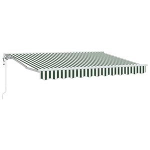 vidaXL Cadre d'auvent Vert et blanc 250 x 200 cm