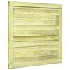 vidaXL Portail de jardin Bois de pin impr&eacute;gn&eacute; 100x100 cm
