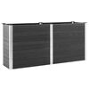 vidaXL Lit sur&eacute;lev&eacute; de jardin 200x50x91 cm WPC Gris