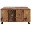 vidaXL Table basse Bois ancien 75 x 75 x 38 cm Bois d'ingénierie