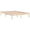 vidaXL Cadre de lit sans matelas 200x200 cm bois massif