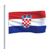 vidaXL Drapeau Croatie 90x150 cm