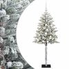 vidaXL Arbre de No&euml;l Artificiel avec Boule 120 cm 150 LED Blanc chaud