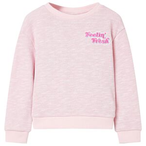 Sweatshirt pour enfants lilas clair 128