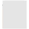 vidaXL Table de chevet murale blanc 38x34x40 cm