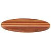 vidaXL Dessus de table bois massif d'acacia rond 25-27 mm 70 cm