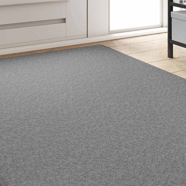 vidaXL Tapis Couloir Gris clair 100 x 250 cm 100% Polypropyl&egrave;ne