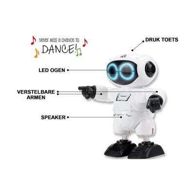 Robot dansant connecté avec haut-parleur