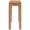 vidaXL Table console Bois de teck et finition naturelle 110 x 35 x 76 cm