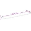 vidaXL Dessus de table 140x60x3,8cm rectangulaire bois massif d'acacia