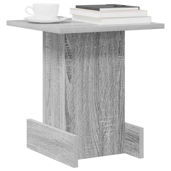 vidaXL Table d'appoint Gris Sonoma 35,5 x 35 x 40 cm Bois d'ing&eacute;nierie