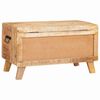 vidaXL Bo&icirc;te de rangement 70 x 35 x 40 cm bois de manguier massif