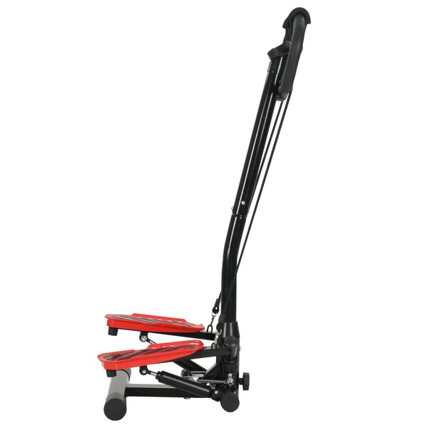 vidaXL Stepper oscillant avec guidon et cordes de r&eacute;sistance