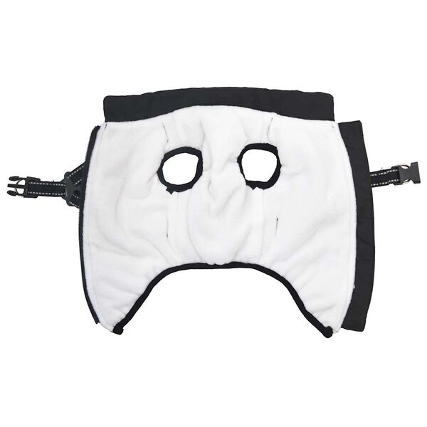 vidaXL Manteau pour chiens avec harnais imperm&eacute;able r&eacute;fl&eacute;chissant L36