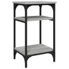 vidaXL Table d'appoint Sonoma gris 35x30x60 cm Bois d'ing&eacute;nierie