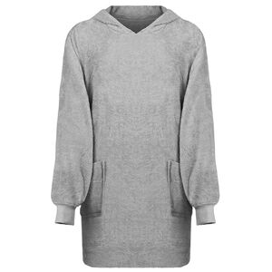 vidaXL Sweat &agrave; capuche couverture KINN Gris L Coton