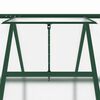 vidaXL Serre avec cadre de base vert 169x169x195 cm aluminium