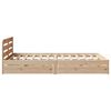 vidaXL Cadre de lit sans matelas 140x200 cm bois massif de pin