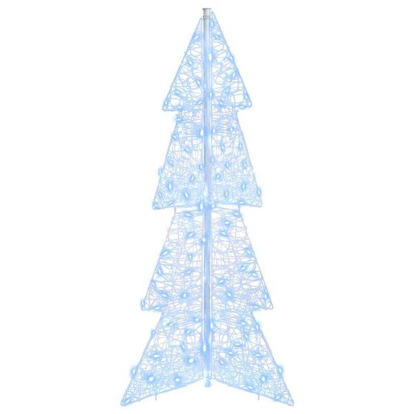 vidaXL Sapin de No&euml;l avec 100 LED Blanc Froid 120 cm Acrylique