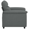 vidaXL Fauteuil gris fonc&eacute; 100x81x84 cm tissu