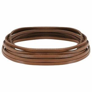 vidaXL Sangle en Cuir Marron 200 x 0,3 cm Cuir