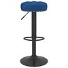 vidaXL Tabourets de bar lot de 2 bleu velours