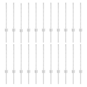 vidaXL Poteau de cl&ocirc;ture ench&acirc;ss&eacute; 22 pi&egrave;ces Argent&eacute; 100 cm