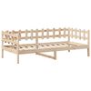 vidaXL Lit de jour avec toit sans matelas 80x200 cm bois massif