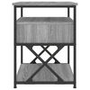 vidaXL Tables de chevet 2 pcs sonoma gris 40x42x55cm bois d'ing&eacute;nierie
