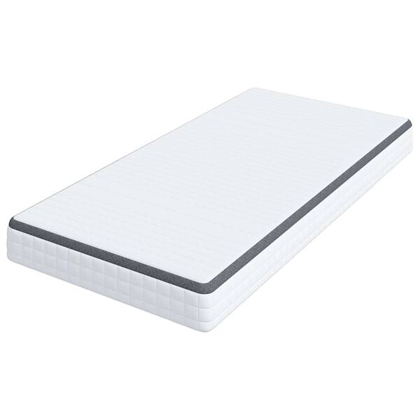 vidaXL Matelas Blanc et Gris 100 x 200 cm Printemps Bonell