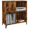 vidaXL Armoire &agrave; disques ch&ecirc;ne fum&eacute; 84,5x38x89 cm bois d'ing&eacute;nierie